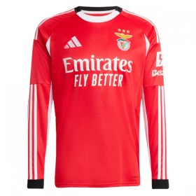 Benfica Matchtröjor Hemma Fotbollströja 2025-26 Långärmad